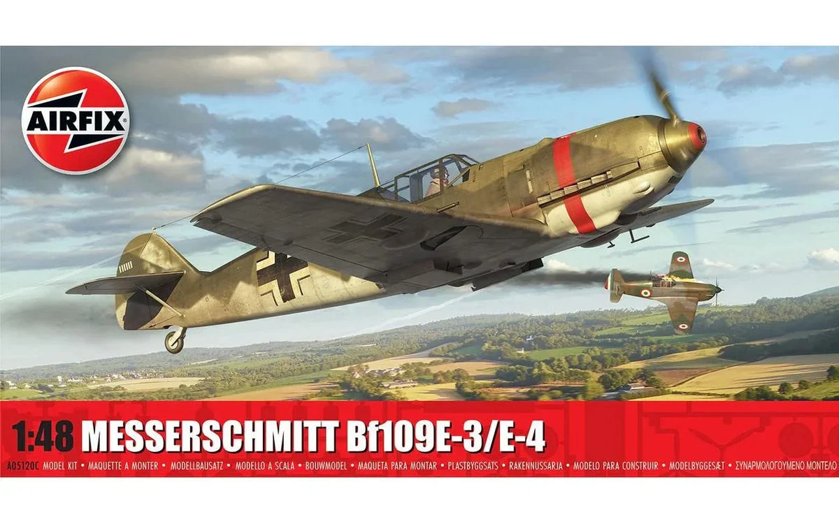 1/48 Airfix Messerschmitt Bf109E-3 E-4