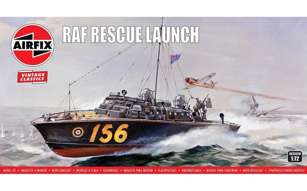 1/72 Airfix RAF Rescue Launch Plastic Model kit