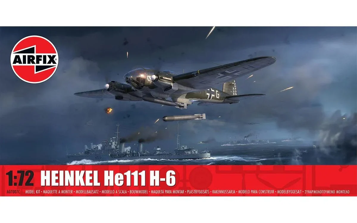 1/72 Airfix Heinkel He.111 H-6 Plastic Model kit