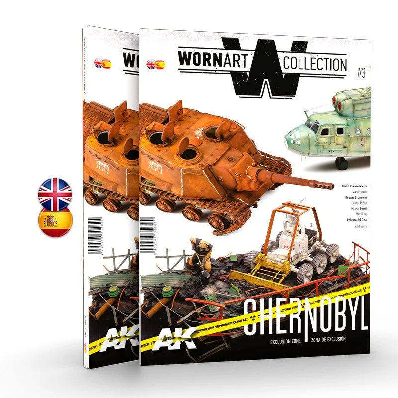AK Interactive Worn Art Collection #03 Chernobyl - Bilingual | 4905