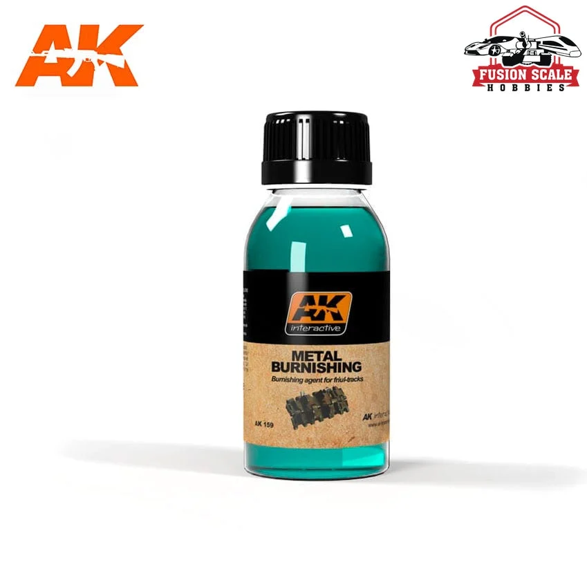 AK Interactive Metal Burnishing Fluid 100ml Bottle