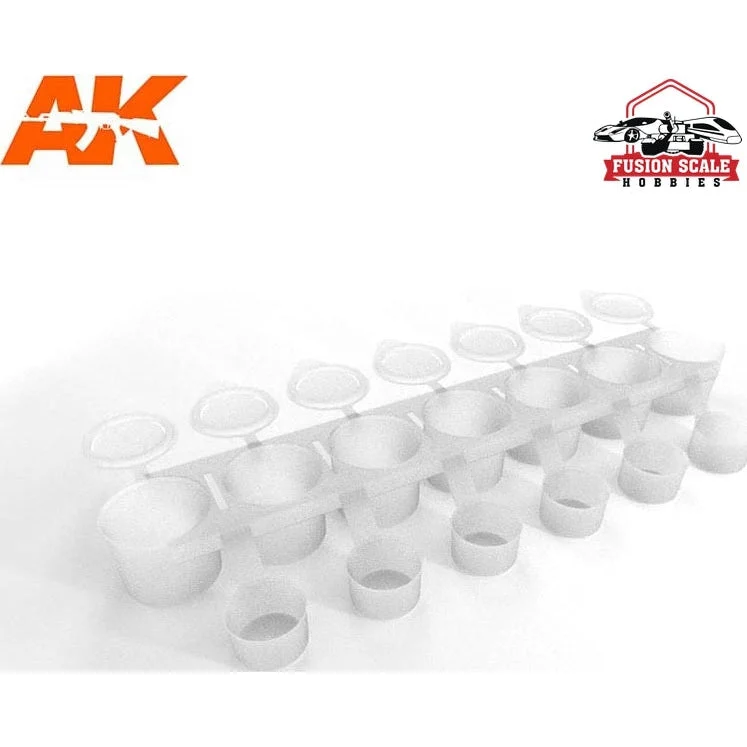 AK Interactive Mix Addict Small 7 with Lids 6 Without Lids AKI618