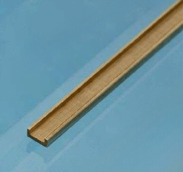 Albion Alloys CC2 Brass C Channel 1x2.5 x1 mm