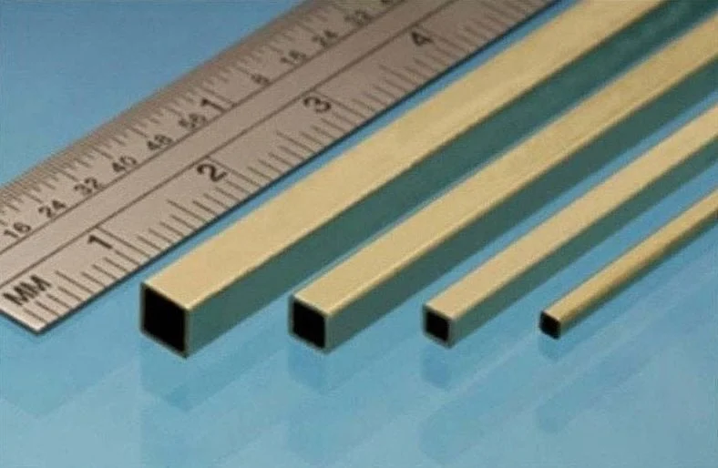 Albion Alloys SBW20 Square Brass Rod 2x2mm (2 Pack)