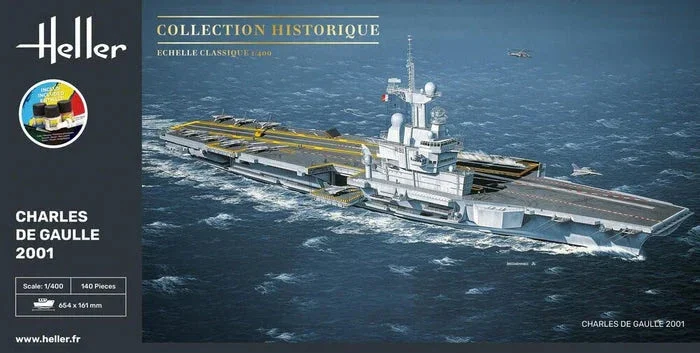 1/400 Heller Charles de Gaulle STARTER KIT