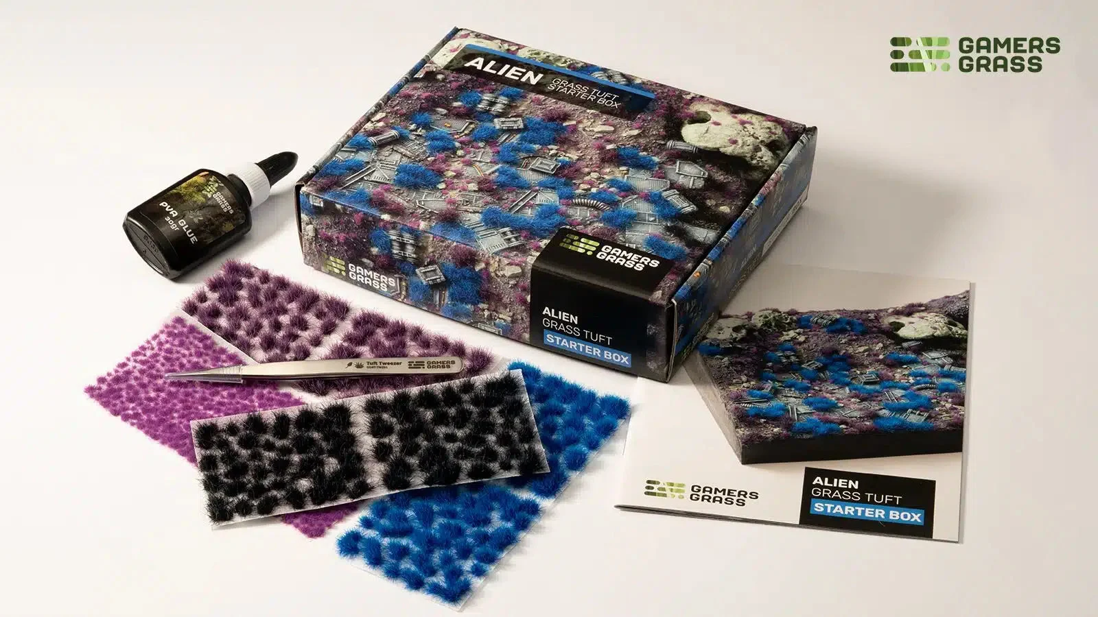 Gamers Grass Alien Grass Tuft Starter Box - GGSB-ALI
