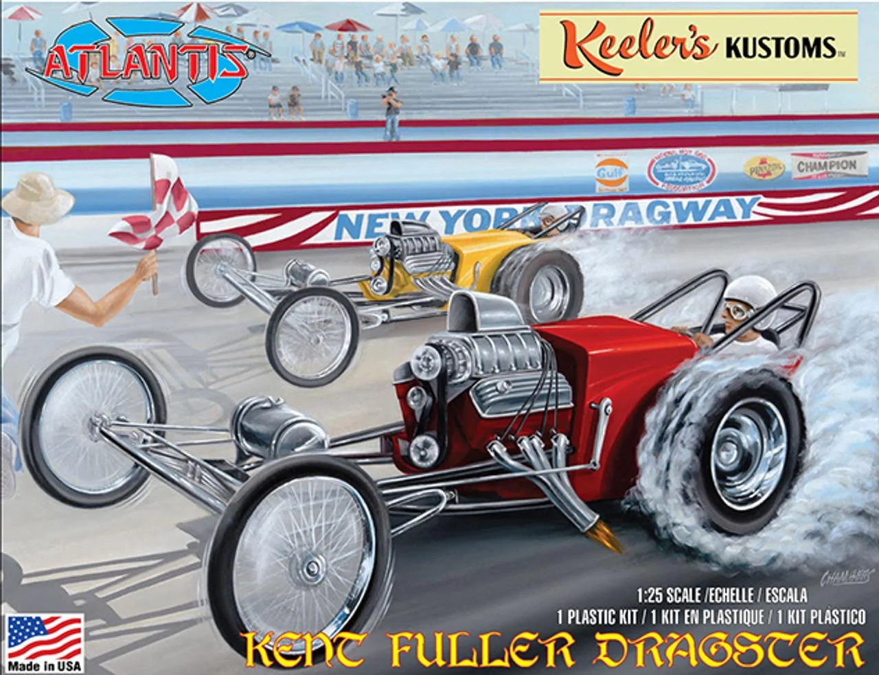 Atlantis Models 1/25 Models Keelers Kustom's Kent Fuller Dragster