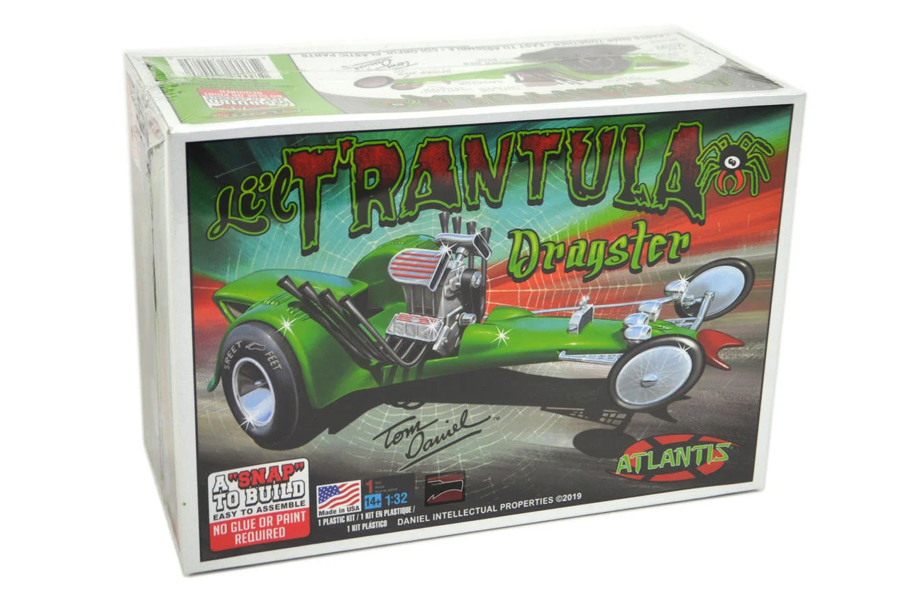 Atlantis Models 1/32 Models Tom Daniel's T'rantula Dragster (Snap) (formerly Monogram)