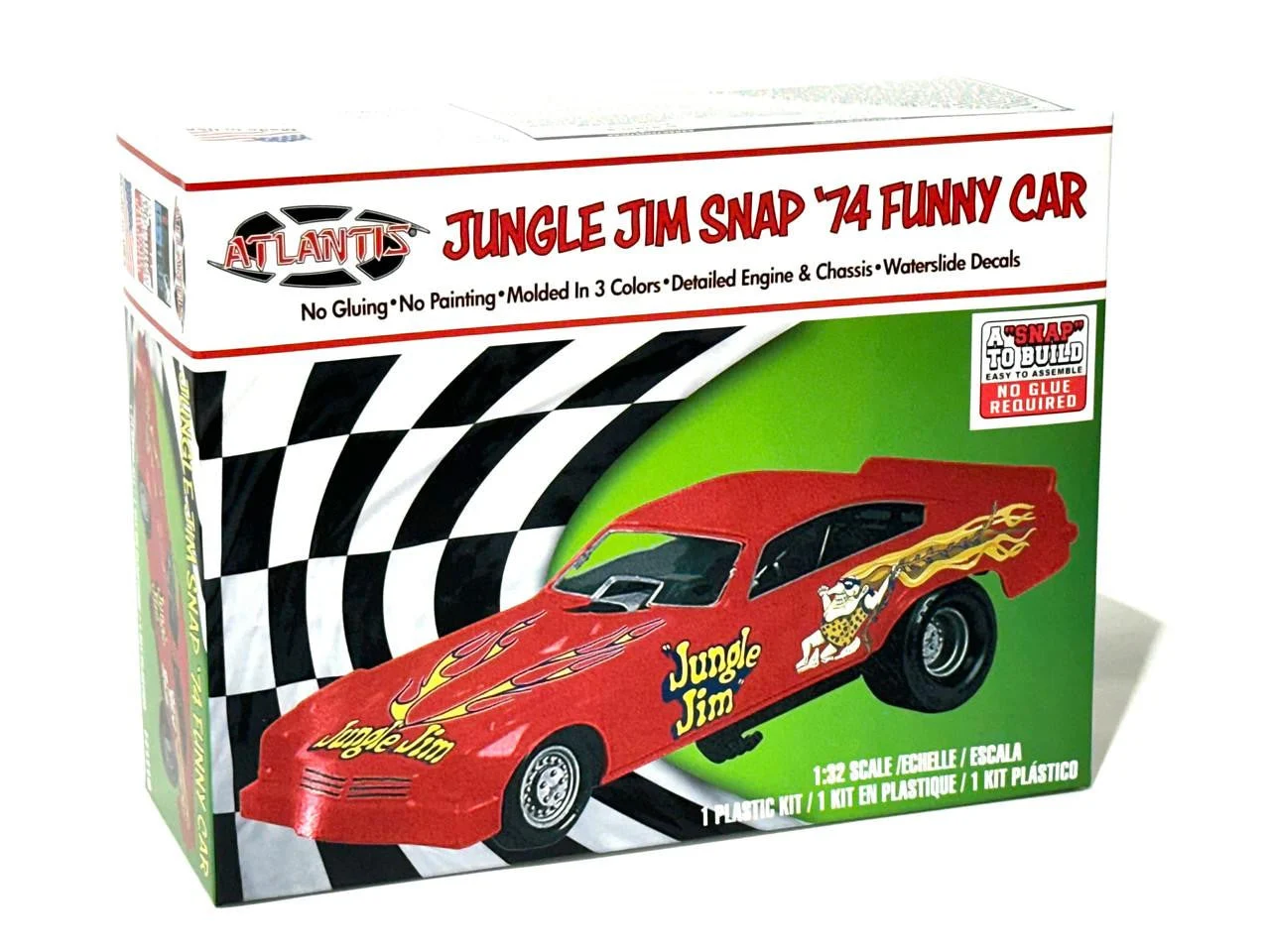 Atlantis Models 1/32 Models Jungle Jim Vega Funny Car (Snap) (formerly Revell)