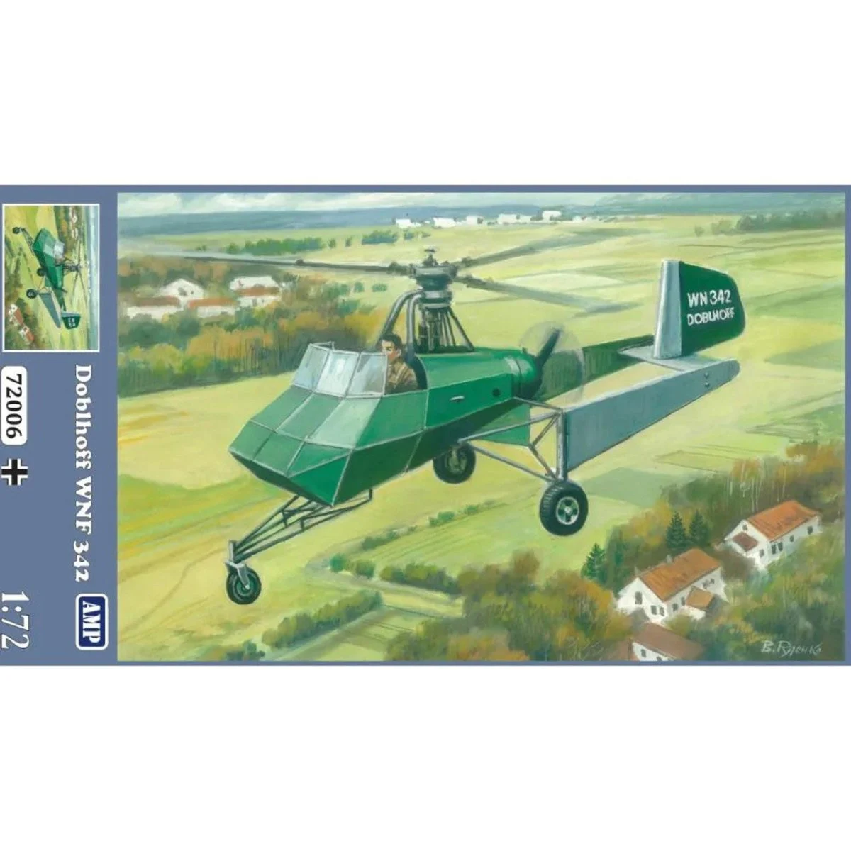 AMP Models 1/72 AMP Doblhoff WNF342 WWII German Helicopter