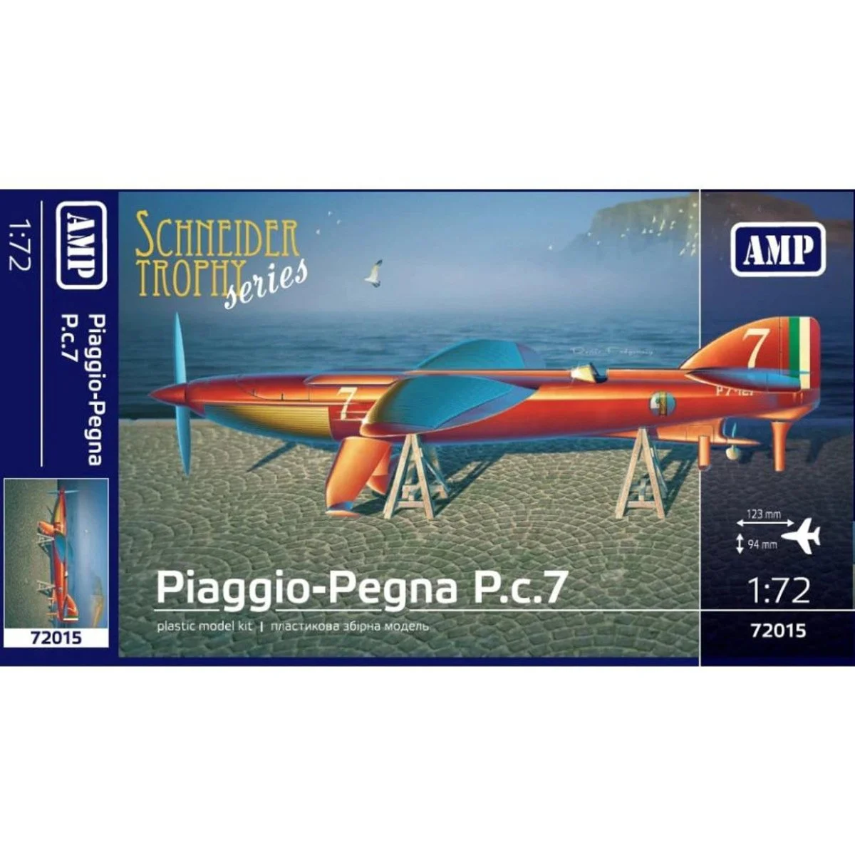 AMP Models 1/72 AMP Piaggio Pegna PC7 Racing Seaplane