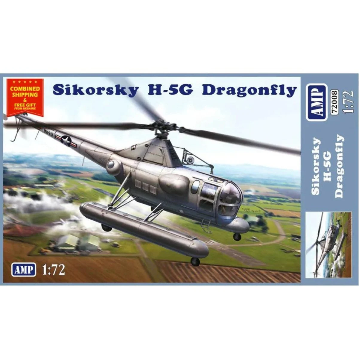 AMP Models 1/72 AMP Sikorsky H5G Dragonfly Helicopter
