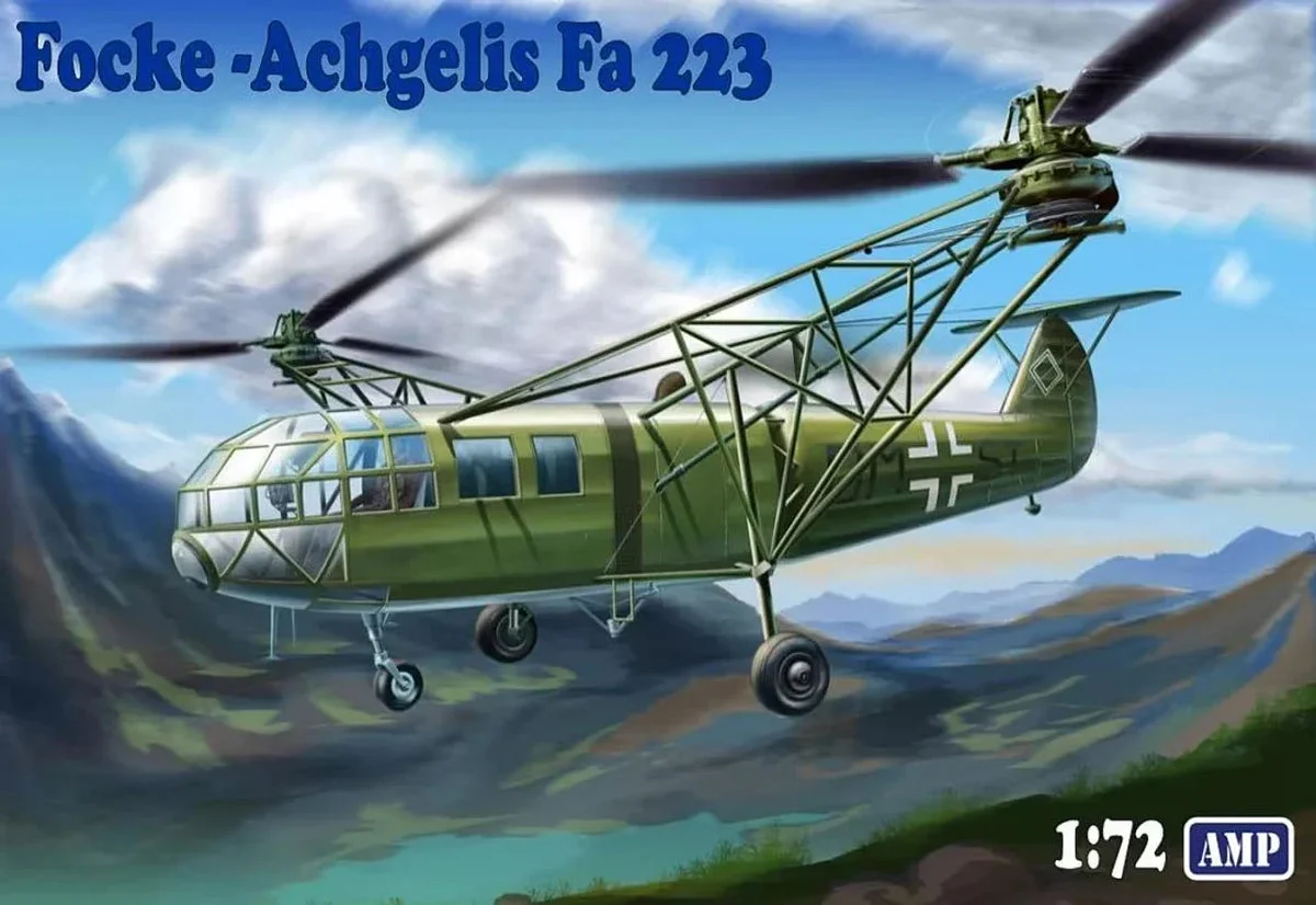 1/72 AMP Focke-Achgelis Fa-223 Drache Helicopter
