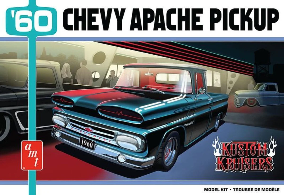 AMT 1/25 Chevy Apache Pickup Street Machine Plastic Model Kit
