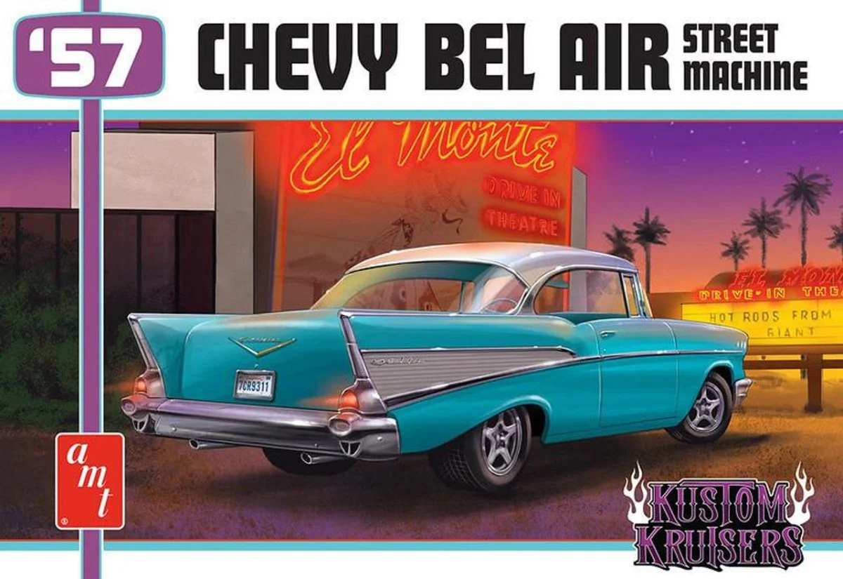 AMT 1/25 Chevy Bel Air Street Machine Plastic Model Kit