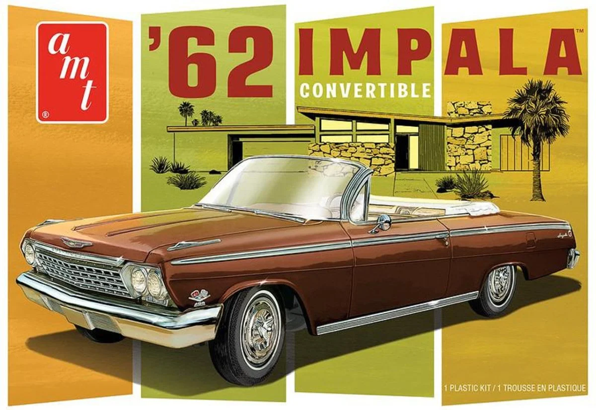 AMT 1/25 Chevy Impala Convertible Plastic Model Kit