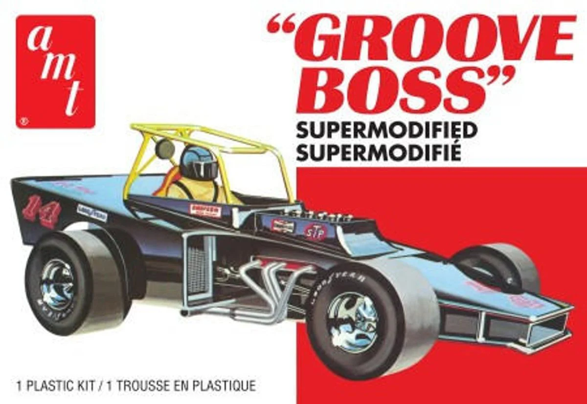AMT 1/25 Groove Boss Super Modified Race Car