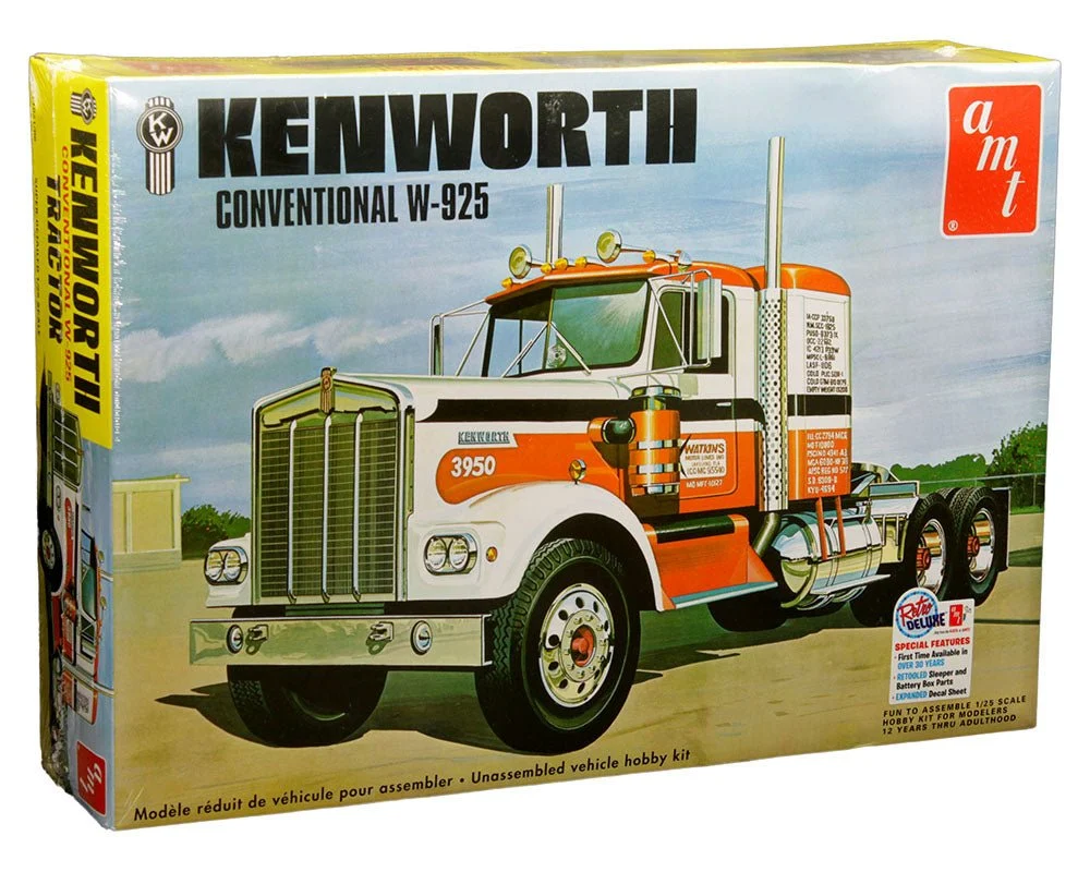 AMT Kenworth W925 Conventional 1:25 Scale Model Kit