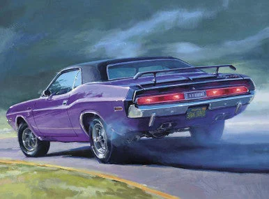 1/25 AMT 1970 Dodge Challenger USPS Plastic Model Kit