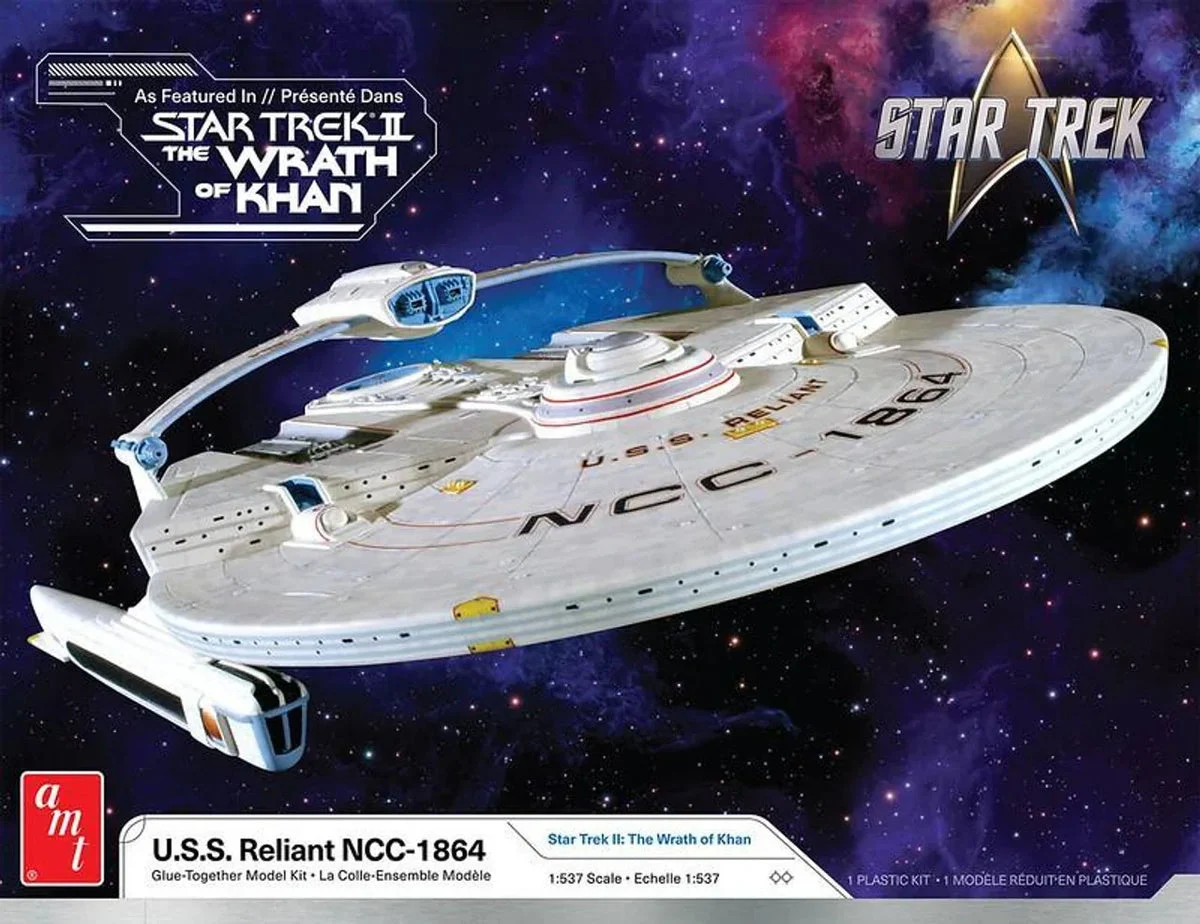 1/537 AMT Star Trek II/ The Wrath of Khan U.S.S Reliant Plastic Model Kit