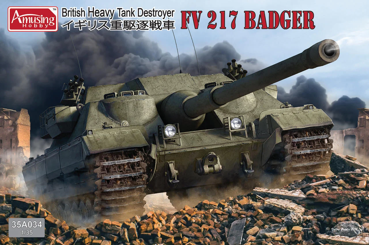 Amusing Hobby 1/35 Amusing Hobby FV 217 Badger British Heavy Tank