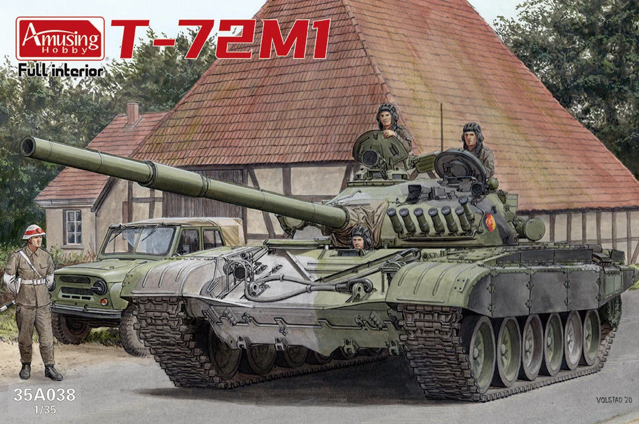 Amusing Hobby 1/35 Amusing Hobby T72-M1 w/full interior