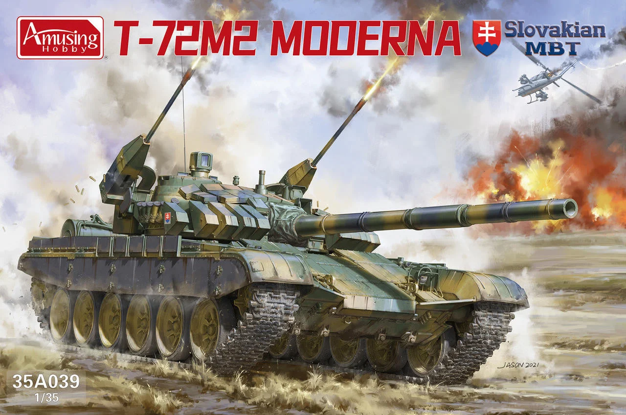Amusing Hobby 1/35 Amusing Hobby T-72M2 Moderna Slovakian MBT