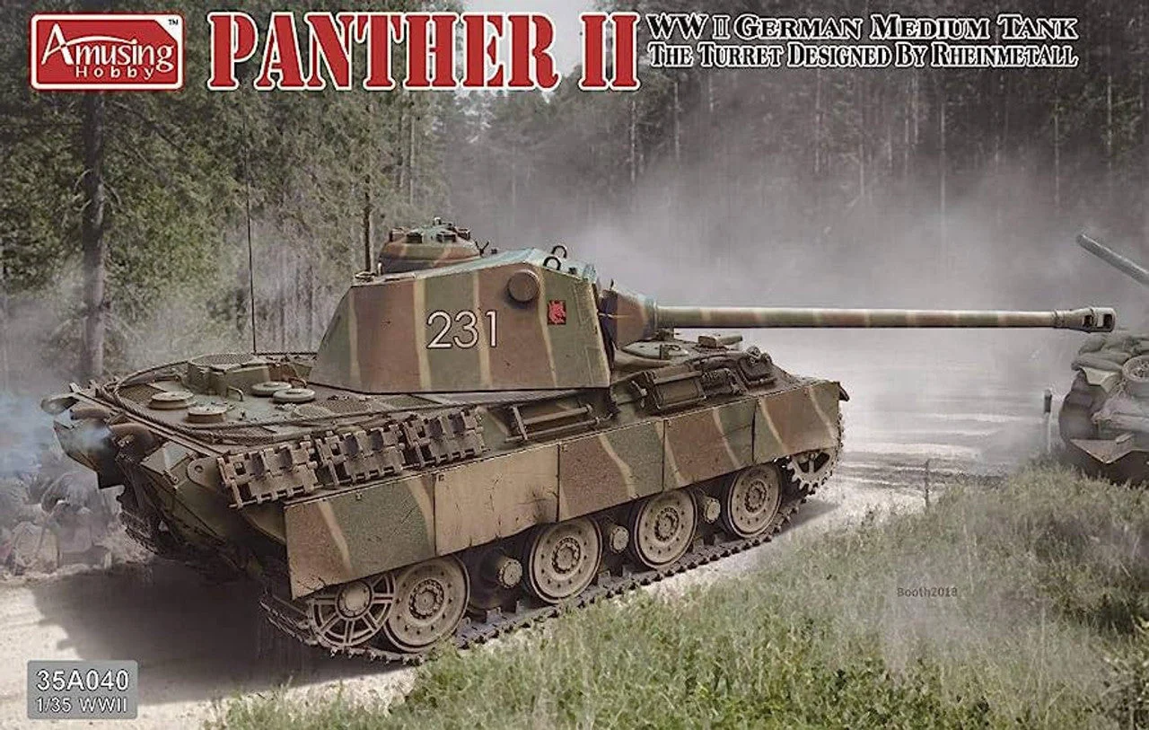 Amusing Hobby 1/35 Amusing Hobby Panther II - Turret by Reinmetall