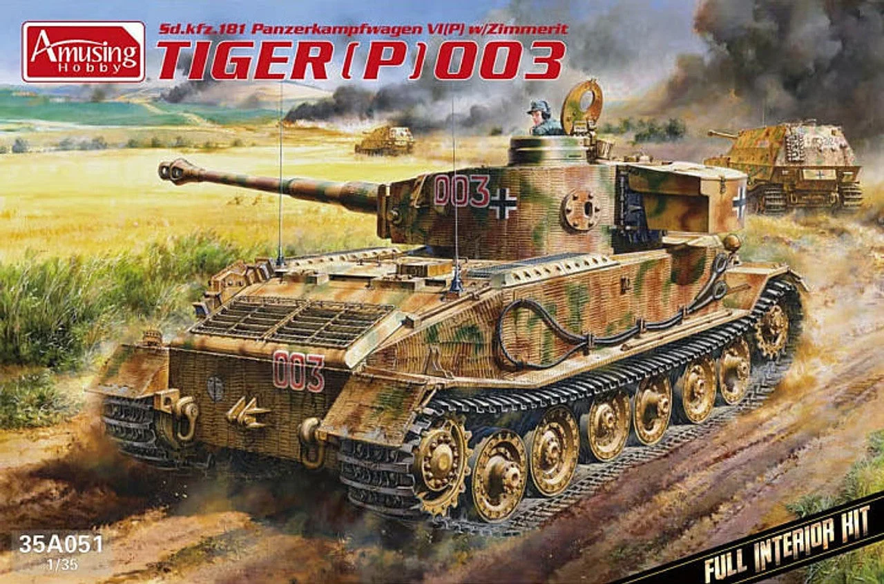 Amusing Hobby 1/35 Amusing Hobby Tiger (P) 003 Plastic Model Kit