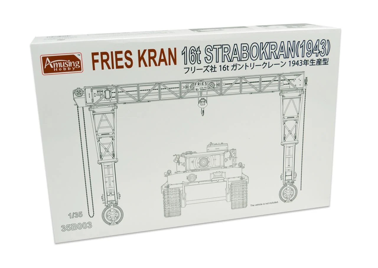 Amusing Hobby 1/35 Amusing Hobby Fries Kran 16t Strabokran Tank Crane