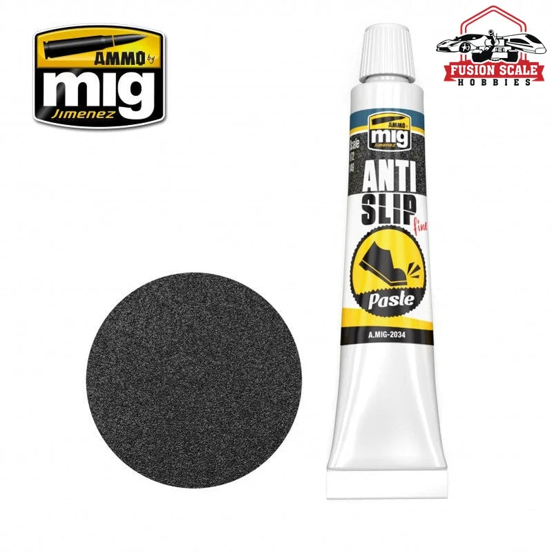 Ammo Mig Jimenez Anti Slip Paste Black Color for 1/72 1/48 Fine AMIG2034