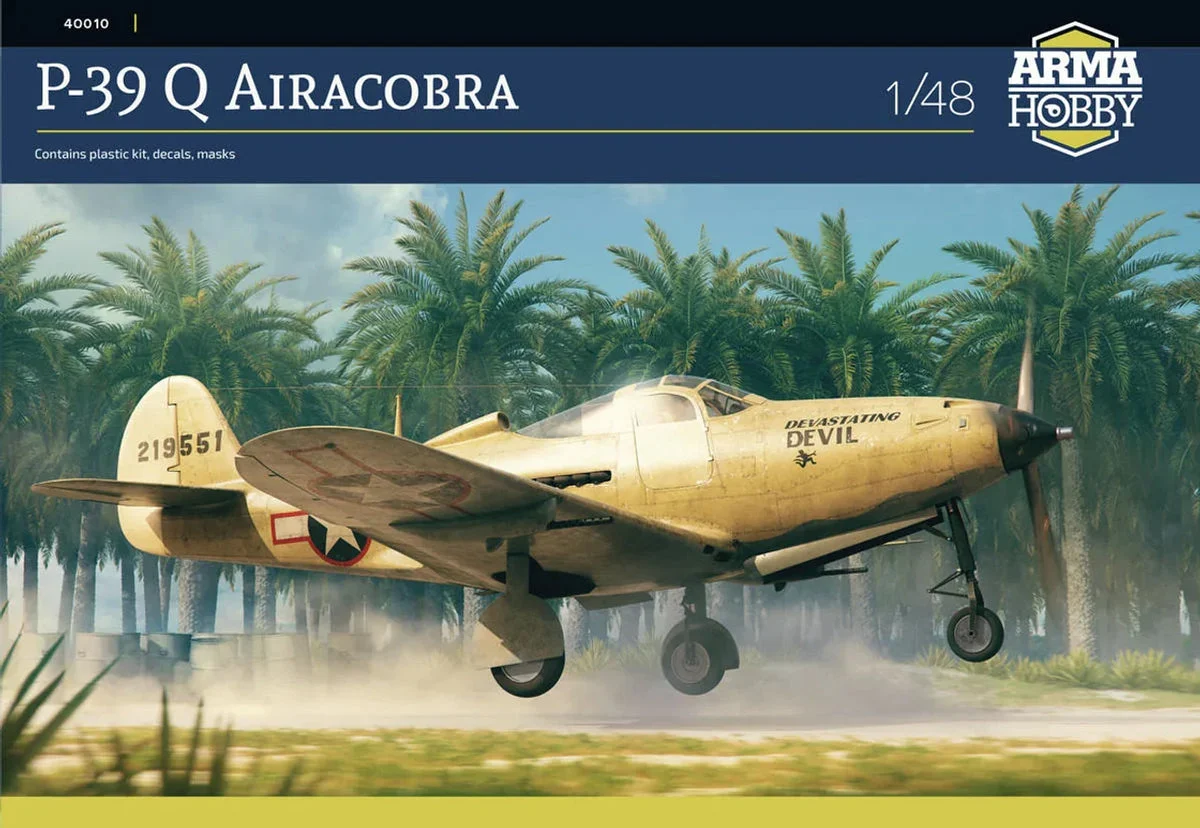 1/48 Arma Hobby P-39Q Airacobra Plastic Model Kit