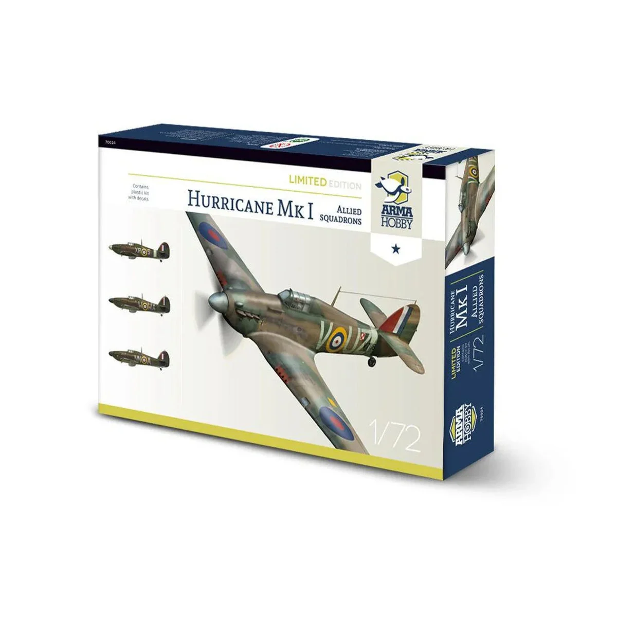 1/72 Arma Hobby Hurricane Mk I Allied Squadrons (Limited Edition)