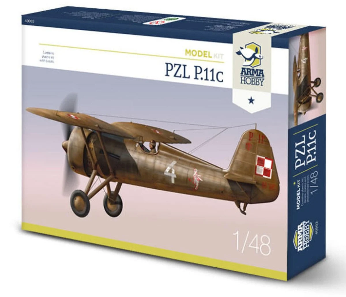 Arma Hobby 1/48 ARMA Hobby PZL P.11c Model Kit 1/48