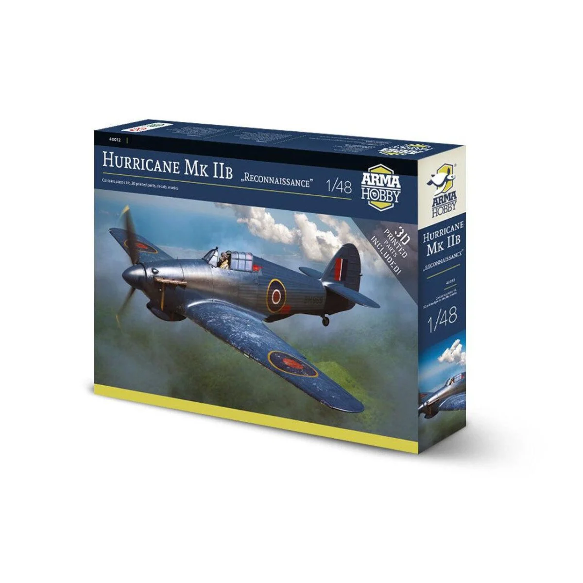 Arma Hobby 1/48 Arma Hurricane Mk IIb Reconnaissance Plastic Model Kit