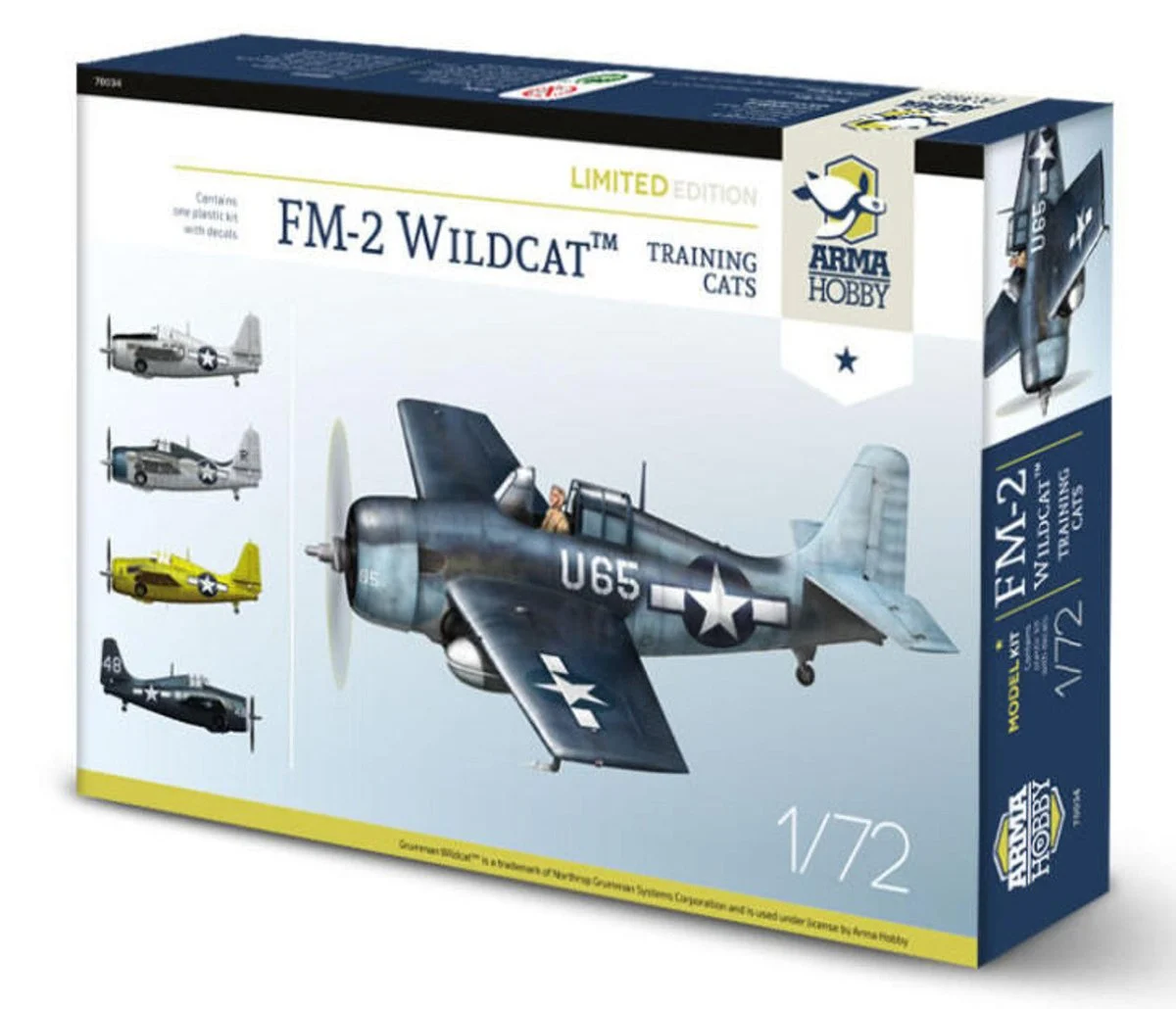 Arma Hobby 1/72 ARMA Hobby FM-2 Wildcat Training Cats Limited Edition