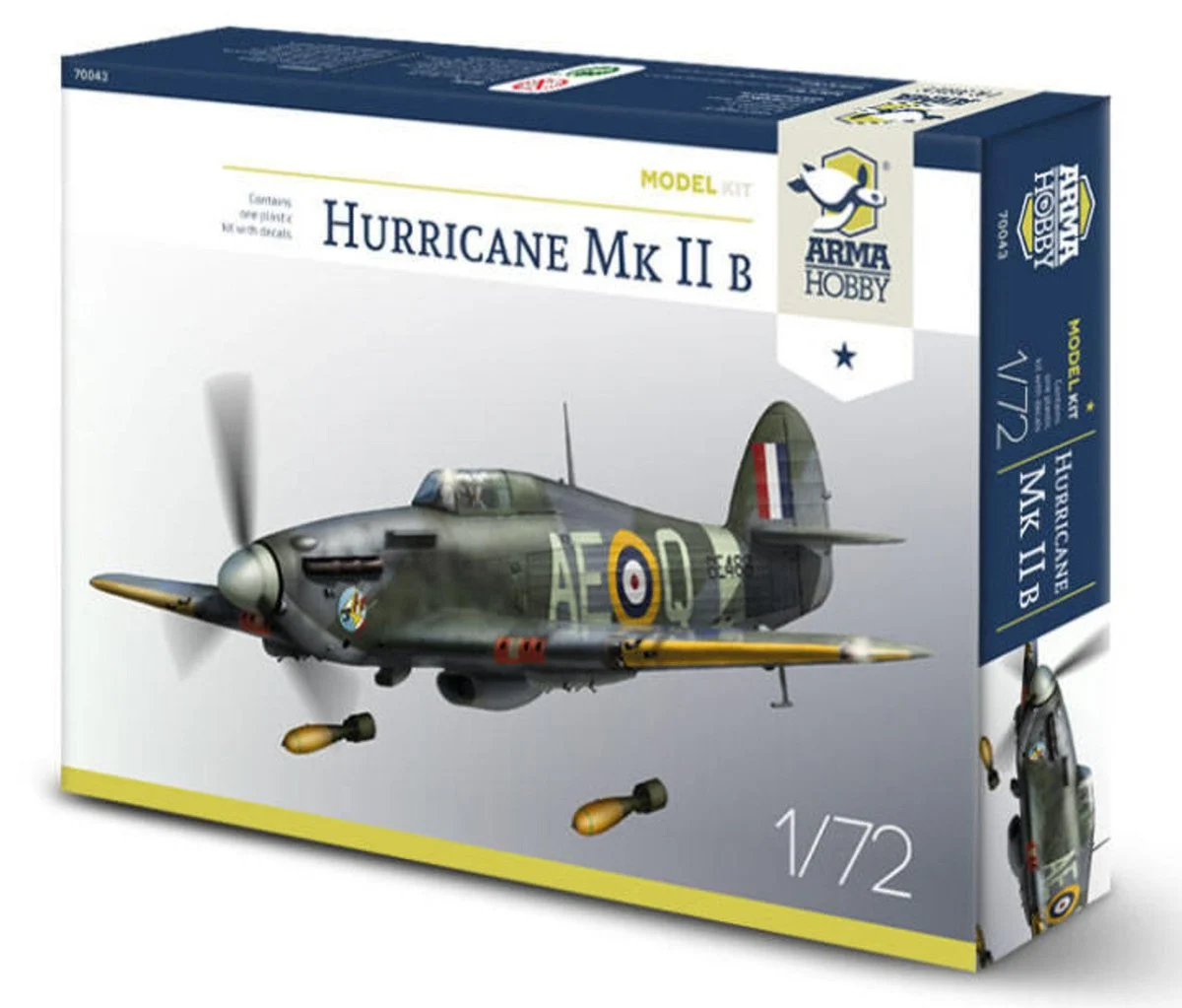 Arma Hobby 1/72 ARMA Hobby Hurricane Mk IIb Model Kit