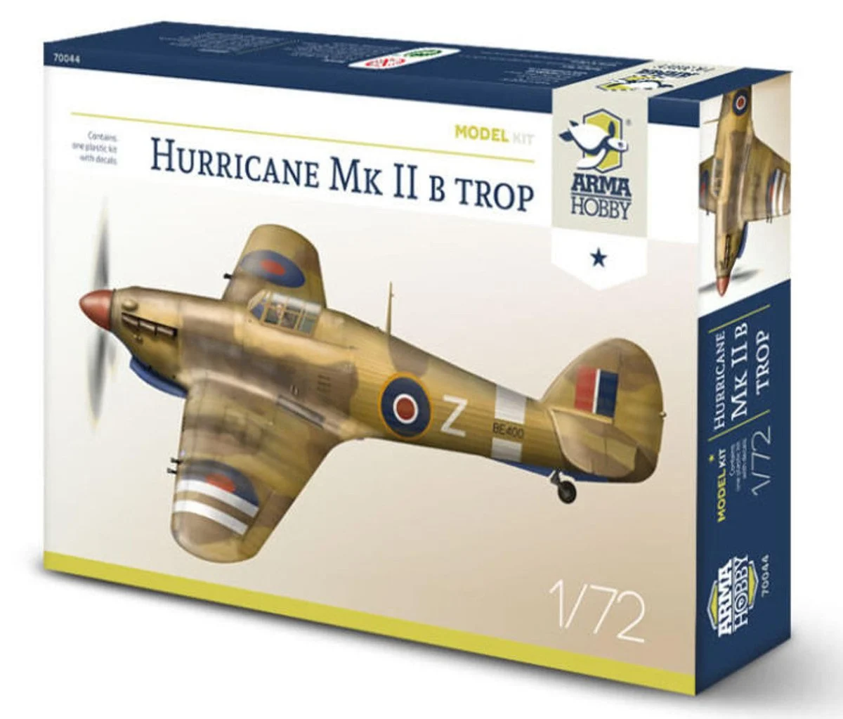 Arma Hobby 1/72 ARMA Hobby Hurricane Mk IIb Trop Model Kit