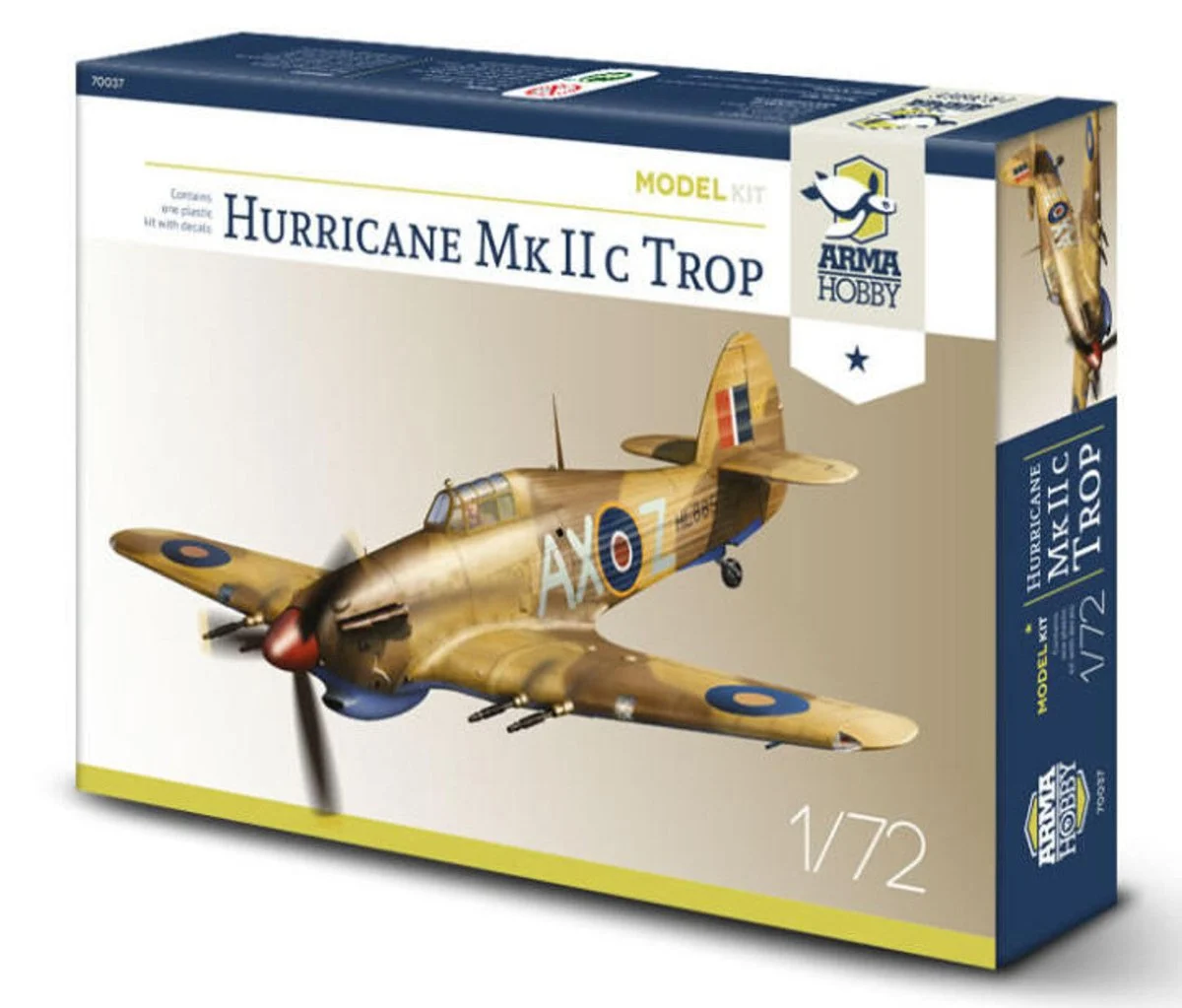Arma Hobby 1/72 ARMA Hobby Hurricane Mk IIc Trop Model Kit