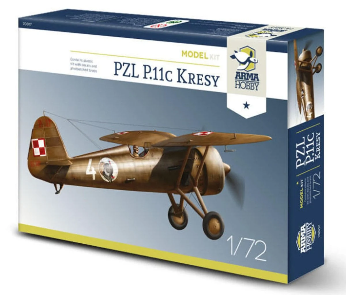 Arma Hobby 1/72 ARMA Hobby PZL P.11c Kresy Model Kit