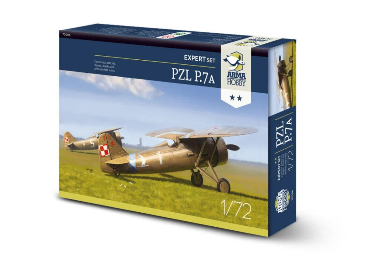 Arma Hobby 1/72 ARMA Hobby PZL P.7a Expert Set
