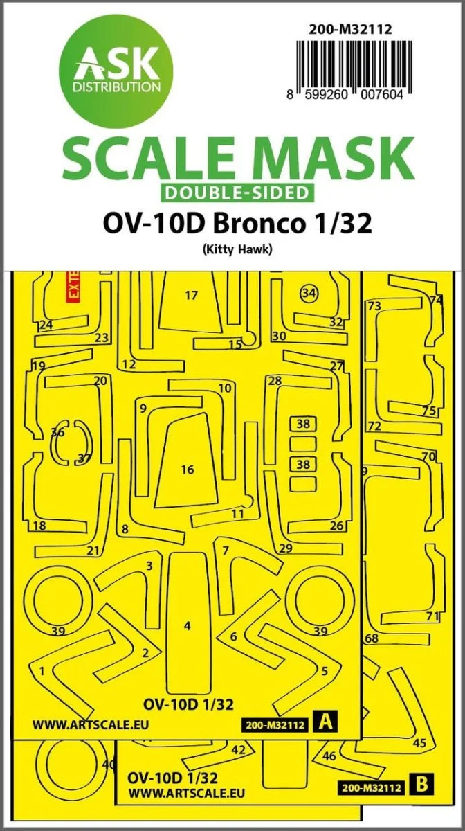 Art Scale 1/32 Art Scale OV-10D Bronco double-sided express fit mask