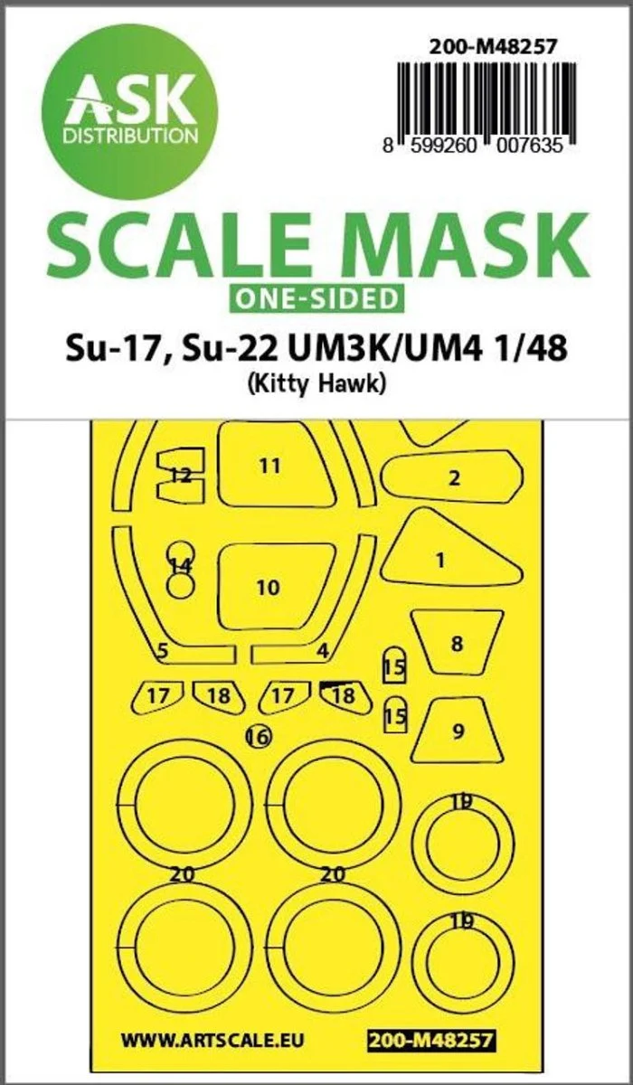 Art Scale 1/48 Art Scale Su-17, Su-22 UM3K/UM4 one-sided express fit