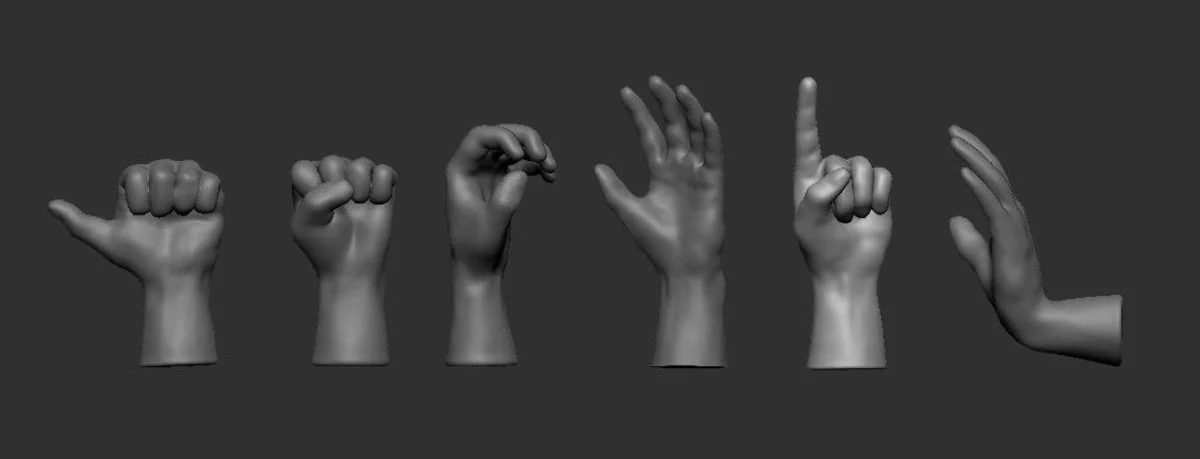 Art Scale 1/72 Art Scale Hands - Ruce