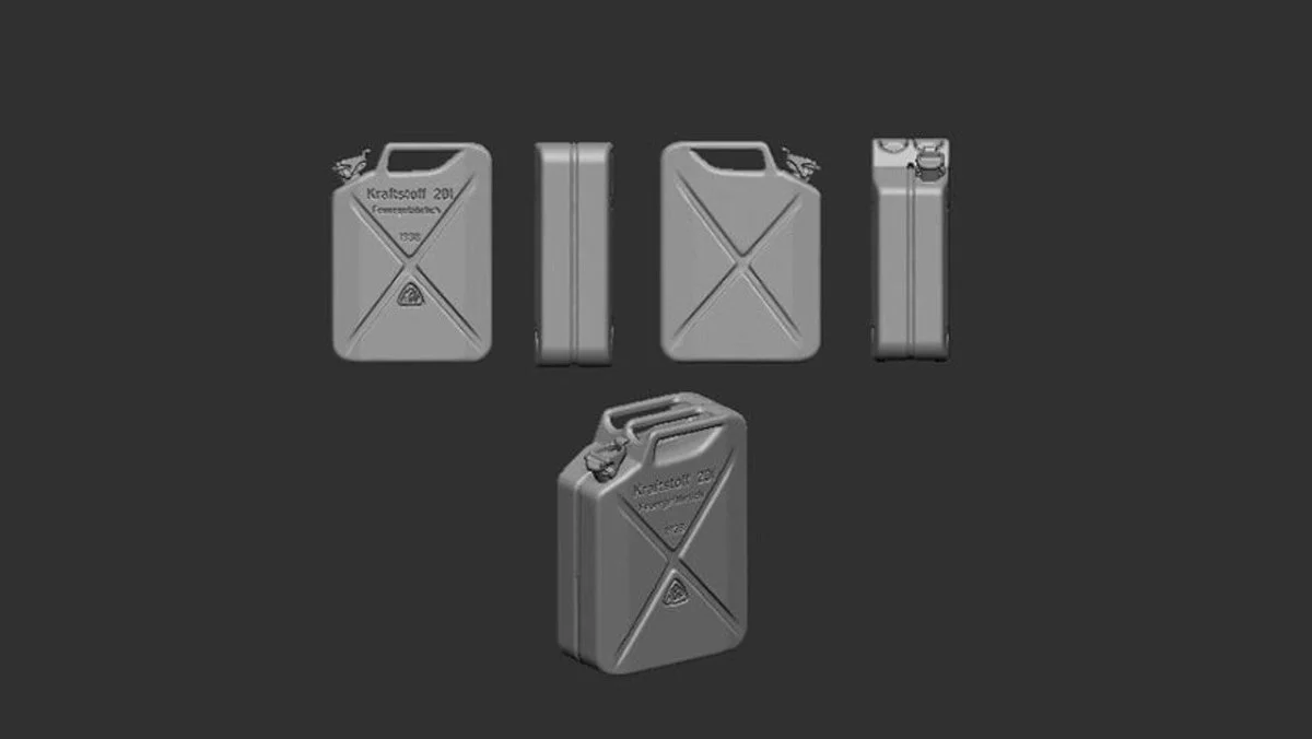Art Scale 1/72 Art Scale Jerry can 20 litre, German army WWII - Kanystr 20 litr?, Wehrmacht WWII