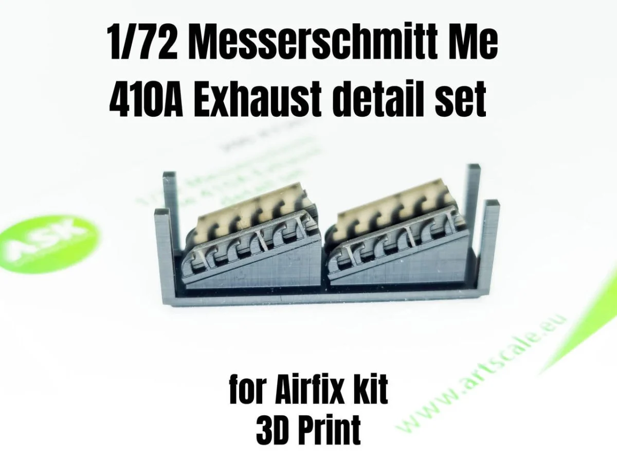 Art Scale 1/72 Art Scale Messerschmitt Me 410A Exhaust detail set rec. kit Airfix