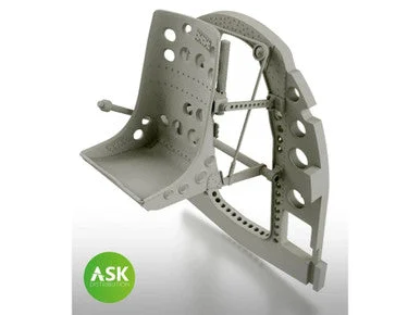 1/32 Art Scale A6M Bulkhead with Seat in TOP position - 3D rec. for Tamiya