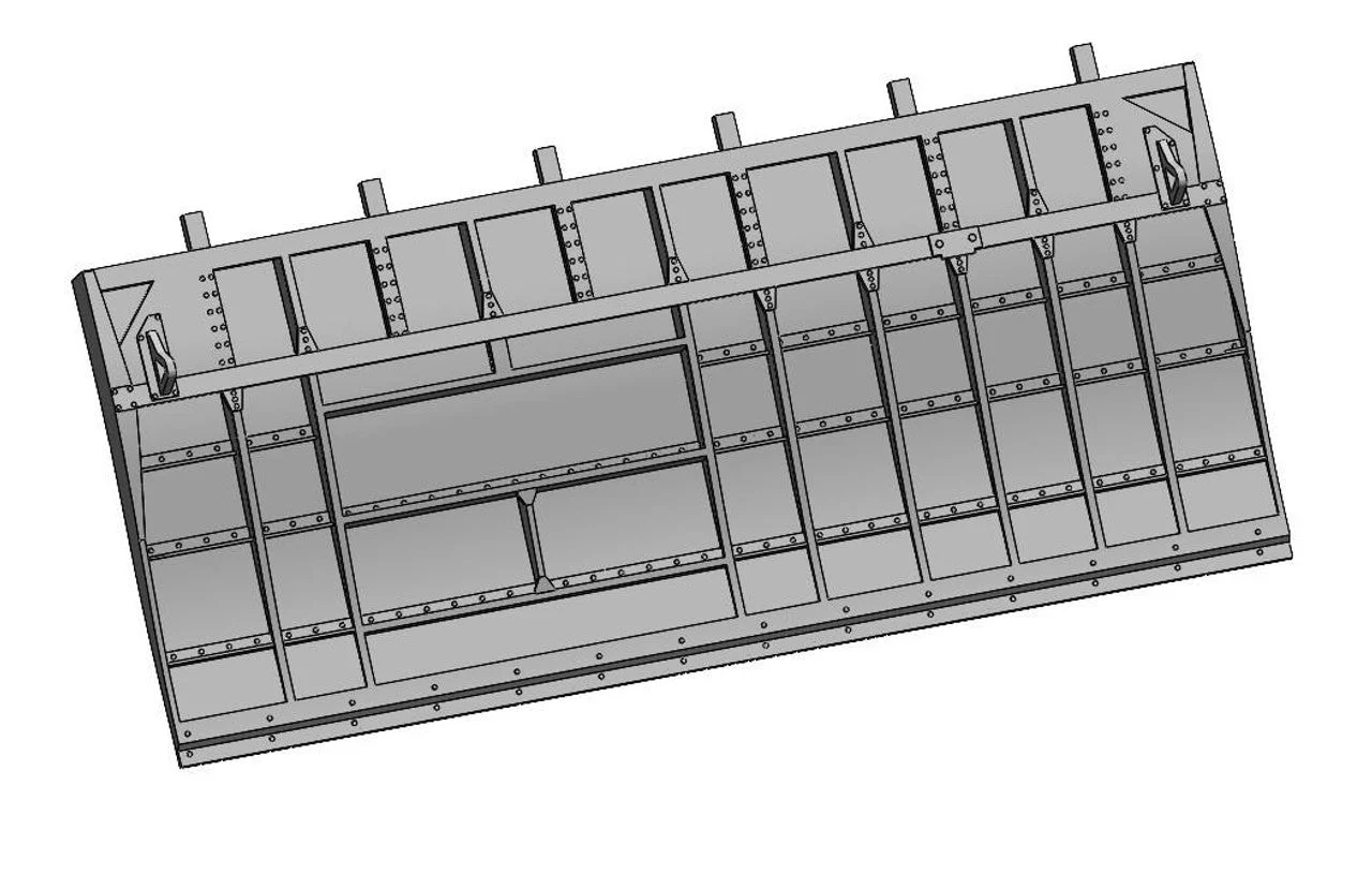 Art Scale 1/48 Art Scale B-17 Bomb Bay Doors - 3Dprint detail set for HK Models