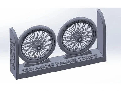 1/48 Art Scale Palmer 700 x 85 spoked wheels, UK WWI, for Sopwith Camel, Sopwith Pup, Sopwitch Snipe