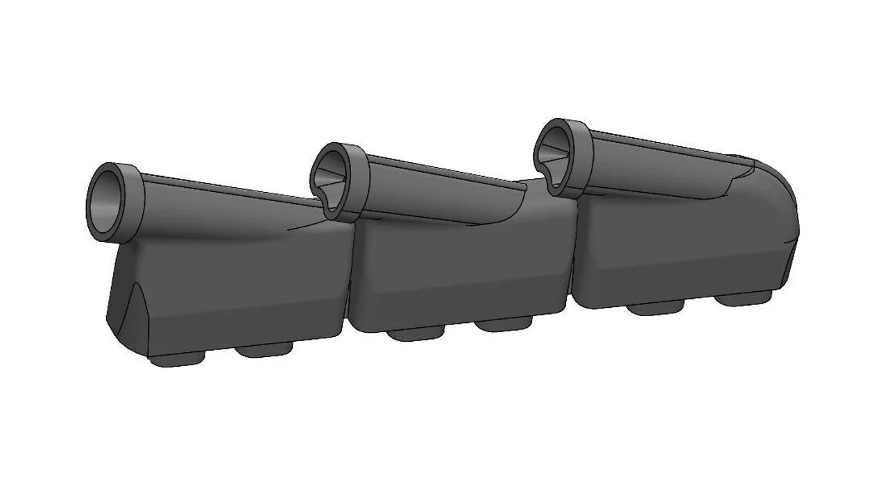 Art Scale 1/72 Art Scale Hurricane Mk.I Exhausts round type 3Dprint for Arma Hobby